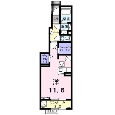 サンライズエイトＢ 103【管理NO：1-027587102-01030】 ★家具家電は申し込み後に搬入しますの外観画像