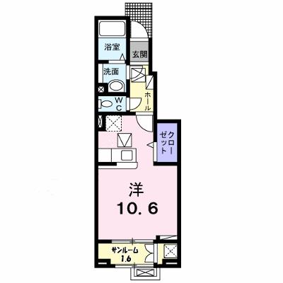 ルーエ西本成寺Ⅲ 104【管理NO：1-026907903-01040】 ★家具家電は申し込み後に搬入しますの外観画像