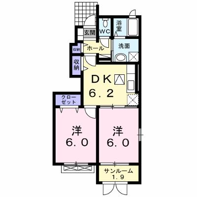 カーサ　フェリーチェⅡ 101【管理NO：1-015867902-01010】 ★家具家電は申し込み後に搬入します 2026年08月中旬入居可能の外観画像