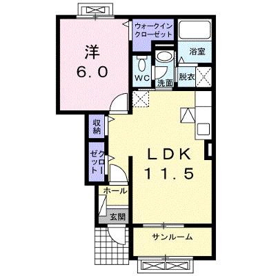 セレーナ　ミミ　Ⅰ 103【管理NO：1-023672701-01030】 ★家具家電は申し込み後に搬入します 2026年07月下旬入居可能の外観画像