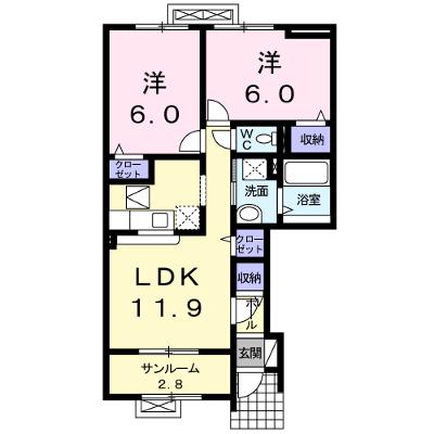 アネックスウェスト　Ｓ＆Ｙ 101【管理NO：1-015834601-01010】 ★家具家電は申し込み後に搬入します 2026年08月上旬入居可能の外観画像