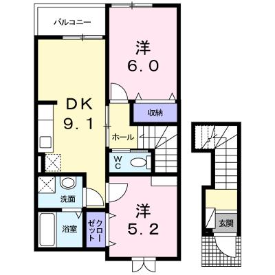 ステラ・リーヴァ　Ⅱ 202【管理NO：1-015793101-02020】 ★家具家電は申し込み後に搬入しますの外観画像