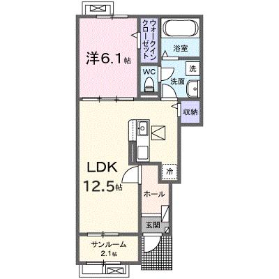 イストワール 102【管理NO：1-028291801-01020】 ★家具家電は申し込み後に搬入します 2026年09月下旬入居可能の外観画像