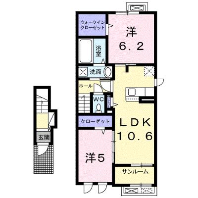 フィオーレ　ピアッツァＡ 204【管理NO：1-025110001-02040】 ★家具家電は申し込み後に搬入します 2026年07月上旬入居可能の外観画像