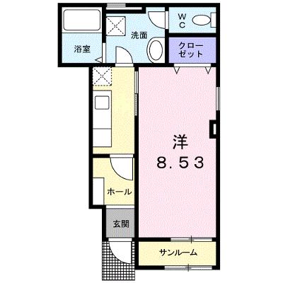 ライツ・レーベンⅡ 104【管理NO：1-019297401-01040】 ★家具家電は申し込み後に搬入しますの外観画像