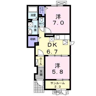 アンジュ・パラッツオＡ 103【管理NO：1-018198201-01030】 ★家具家電は申し込み後に搬入します 2026年07月下旬入居可能の外観画像