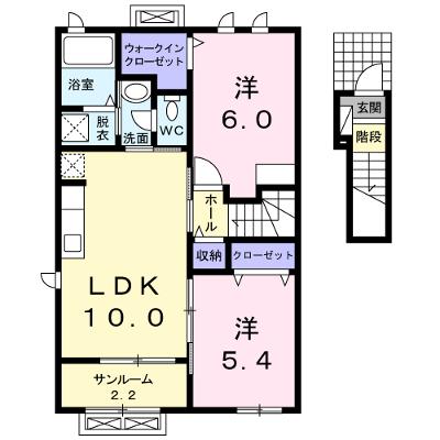ヌーベルオーブ 203【管理NO：1-018135001-02030】 ★家具家電は申し込み後に搬入しますの外観画像