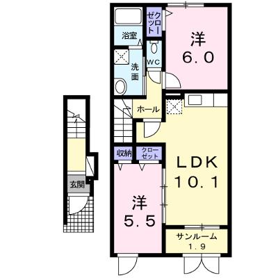 リバーサイド　セナ 203【管理NO：1-017034701-02030】 ★家具家電は申し込み後に搬入しますの外観画像