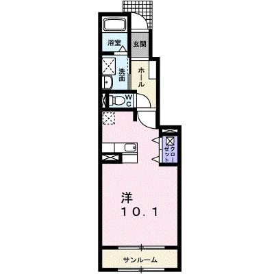 コンドミニアム　さくら　Ｂ 102【管理NO：1-014481702-01020】 ★家具家電は申し込み後に搬入しますの外観画像
