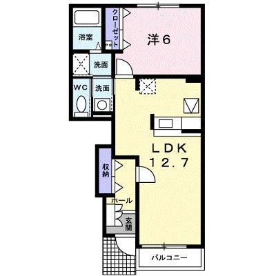 コリーナ　ベルディ　Ａ 103【管理NO：1-014016801-01030】 ★家具家電は申し込み後に搬入します 2026年07月中旬入居可能の外観画像