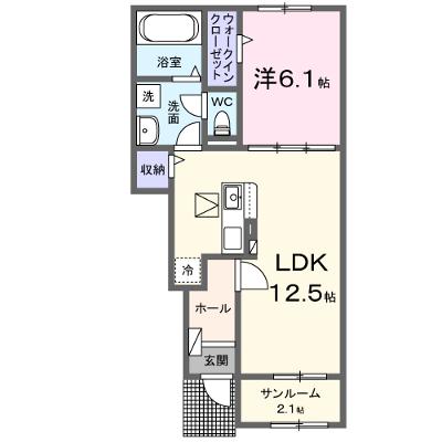 ル・ブリス 104【管理NO：1-028382201-01040】 ★家具家電は申し込み後に搬入します★ ★2026年09月下旬入居可能★の外観画像