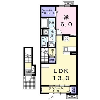 クラール南城　Ｂ 203【管理NO：1-027714102-02030】 ★家具家電は申し込み後に搬入しますの外観画像