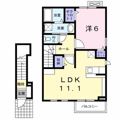 クオーレ 204【管理NO：1-021743701-02040】 ★家具家電は申し込み後に搬入しますの外観画像