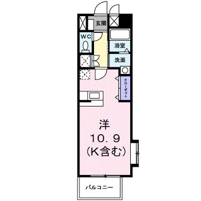 メゾン・ド・ポプラ 101【管理NO：1-013213201-01010】 ★家具家電は申し込み後に搬入します★の外観画像