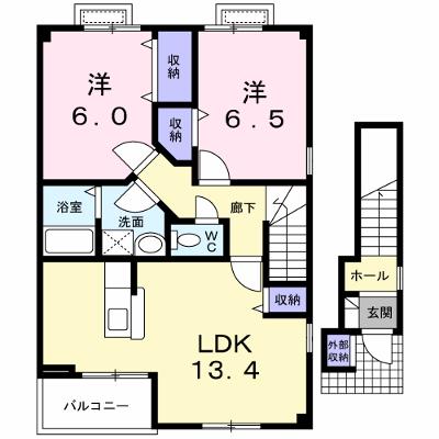 リュミエール　Ａ 204【管理NO：1-012373901-02040】 ★家具家電は申し込み後に搬入しますの外観画像