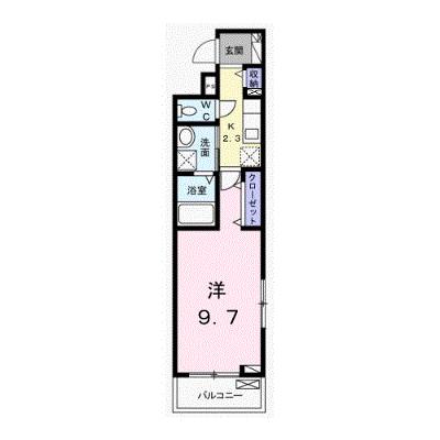 アガパンサス　Ⅱ 201【管理NO：1-026959101-02010】 ★家具家電は申し込み後に搬入しますの外観画像
