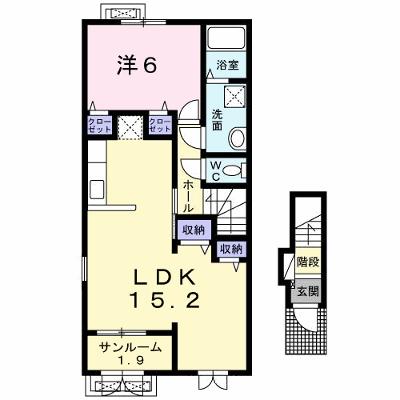 グラース聖徳 201【管理NO：1-022341201-02010】 ★家具家電は申し込み後に搬入します 2026年08月中旬入居可能の外観画像