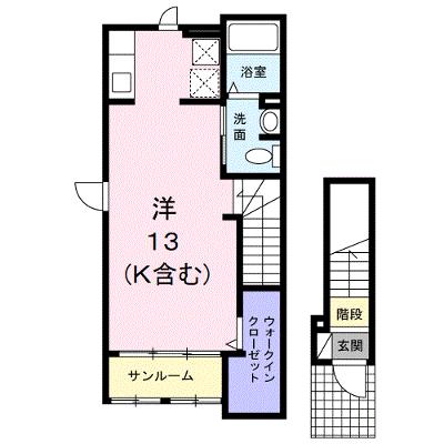 グランツミルト　Ｔ 201【管理NO：1-019162701-02010】 ★家具家電は申し込み後に搬入しますの外観画像