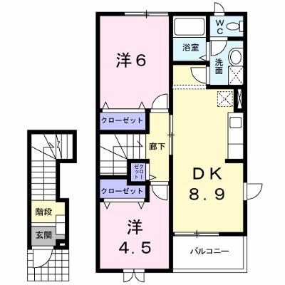 カーサ・ティンブレ 203【管理NO：1-011533201-02030】 ★家具家電は申し込み後に搬入します 2026年07月下旬入居可能の外観画像