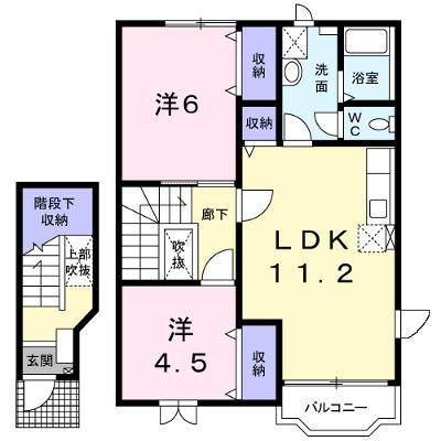 ソレアード 204【管理NO：1-009580001-02040】 ★家具家電は申し込み後に搬入しますの外観画像