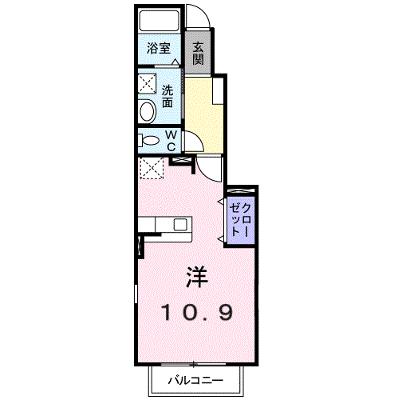 カーサ・ソーレ　Ａ 102【管理NO：1-014823601-01020】 ★家具家電は申し込み後に搬入しますの外観画像