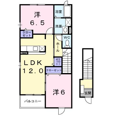 クラシック　Ⅱ 201【管理NO：1-014496701-02010】 ★家具家電は申し込み後に搬入します 2026年07月下旬入居可能の外観画像
