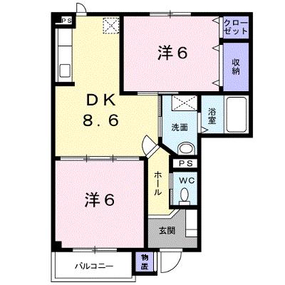 セレーノヒナザワ　Ａ 102【管理NO：1-012593301-01020】 ★家具家電は申し込み後に搬入しますの外観画像