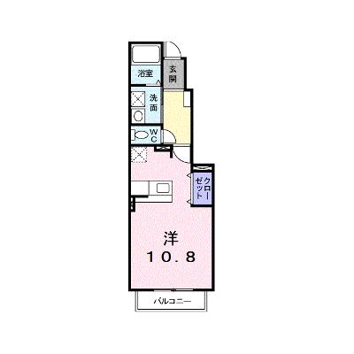フォンテーヌ　Ⅱ 102【管理NO：1-014018201-01020】 ★家具家電は申し込み後に搬入します 2026年07月下旬入居可能の外観画像