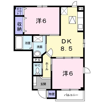 サンヒルズ　Ｂ 103【管理NO：1-011764602-01030】 ★家具家電は申し込み後に搬入しますの外観画像