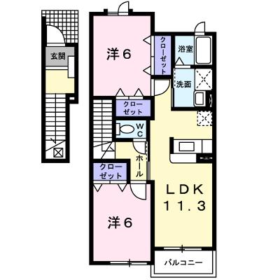 メゾン・エルフ 203【管理NO：1-014442001-02030】 ★家具家電は申し込み後に搬入します 2026年07月下旬入居可能の外観画像