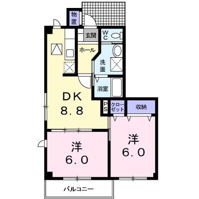 ソールオリエンス　Ａ 103【管理NO：1-013567401-01030】 ★家具家電は申し込み後に搬入します 2026年08月下旬入居可能の外観画像
