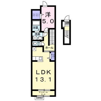 サンリットハウスグランデ　Ｂ 204【管理NO：1-025006202-02040】 ★家具家電は申し込み後に搬入します★の外観画像