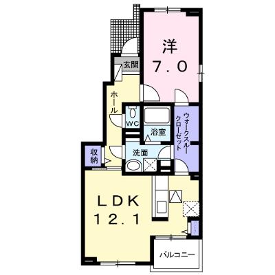 カーサ　エテルナ　Ⅰ 101【管理NO：1-020346101-01010】 ★家具家電は申し込み後に搬入しますの外観画像