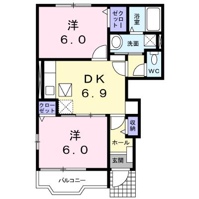 アメニティあずみ野Ｇ 101【管理NO：1-012402902-01010】 ★家具家電は申し込み後に搬入します 2026年08月下旬入居可能の外観画像