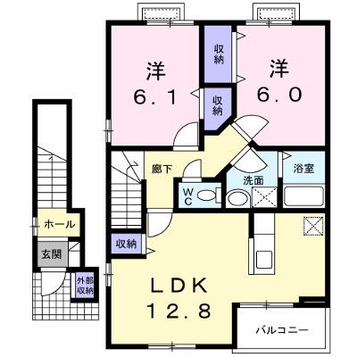Ｖｉｌｌａ　Ｒａｆｆｉｎｅ 201【管理NO：1-011552401-02010】 ★家具家電は申し込み後に搬入しますの外観画像