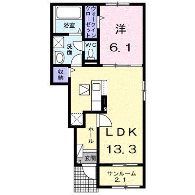 イタニティー富山 104【管理NO：1-027182801-01040】 ★家具家電は申し込み後に搬入します 2026年08月中旬入居可能の外観画像