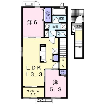 グランリーオ・Ｒ　Ⅱ 203【管理NO：1-023802802-02030】 ★家具家電は申し込み後に搬入しますの外観画像