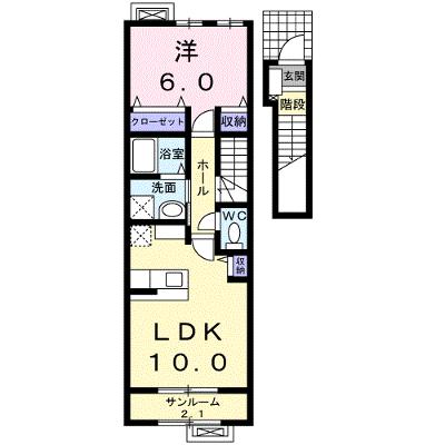 ルネサンス住友 202【管理NO：1-016370501-02020】 2026年07月中旬入居可能の外観画像