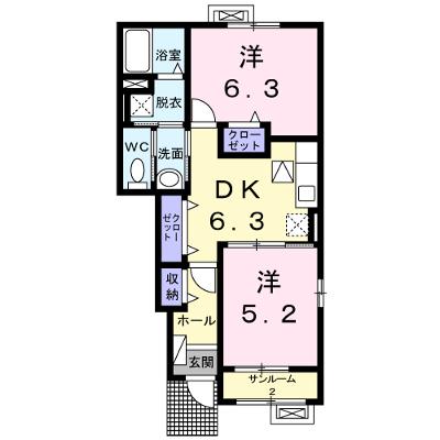 ウィステリアスタイル 103【管理NO：1-015946601-01030】 ★家具家電は申し込み後に搬入します★の外観画像