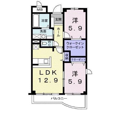 ベル・ウィングⅡ 301【管理NO：1-014440601-03010】 ★家具家電は申し込み後に搬入しますの外観画像