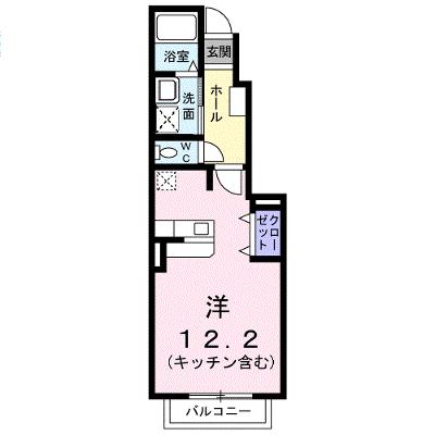 ゼファーⅣ 102【管理NO：1-013674402-01020】 ★家具家電は申し込み後に搬入しますの外観画像