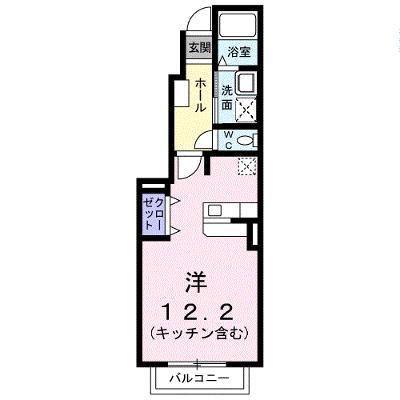 ゼファーⅣ 101【管理NO：1-013674402-01010】 ★家具家電は申し込み後に搬入しますの外観画像