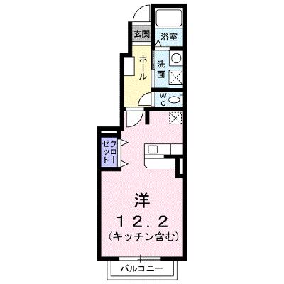 ラ・ページブル 102【管理NO：1-013568701-01020】 ★家具家電は申し込み後に搬入します 2026年07月上旬入居可能の外観画像