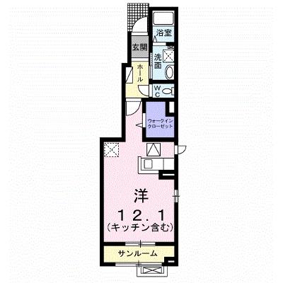 ＡＭＡＴＥＲＡＳＵ 101【管理NO：1-023155401-01010】 ★家具家電は申し込み後に搬入しますの外観画像