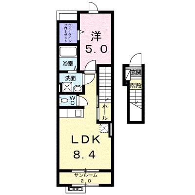 ルポゼ 202【管理NO：1-023098101-02020】 ★家具家電は申し込み後に搬入します 2026年08月上旬入居可能の外観画像