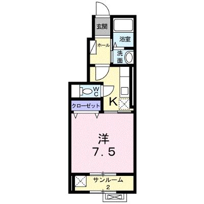 パルム・シャドー 101【管理NO：1-018408301-01010】 ★家具家電は申し込み後に搬入します★ ★2026年11月上旬入居可能★の外観画像