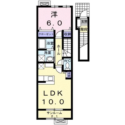 プレシャス　手屋 203【管理NO：1-016685801-02030】 ★家具家電は申し込み後に搬入しますの外観画像