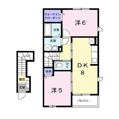 エレガンスヤツオＥ 202【管理NO：1-016131101-02020】 ★家具家電は申し込み後に搬入しますの外観画像