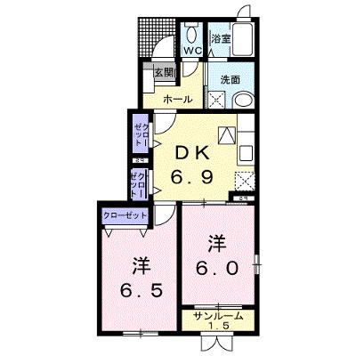エトワールＡ 101【管理NO：1-015697701-01010】 ★家具家電は申し込み後に搬入しますの外観画像