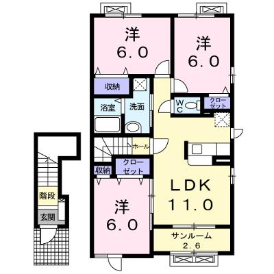 インフィニティーＣ 204【管理NO：1-015457603-02040】 ★家具家電は申し込み後に搬入します★の外観画像